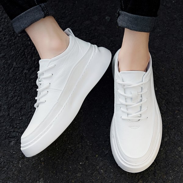 High-Top Shoes Men'S Shoes Autumn Board Shoes Trend Korean Wild Casual Shoes Men'S Trendy Shoes White Shoes Winter