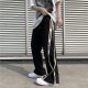 High Street Straight Loose  Casual Floor-sweeping Trousers