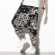 Summer Bohemian Loose Wide-leg Elephant Flower Beach Trousers